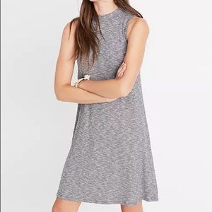 Madewell Marled Mockneck Swing Dress